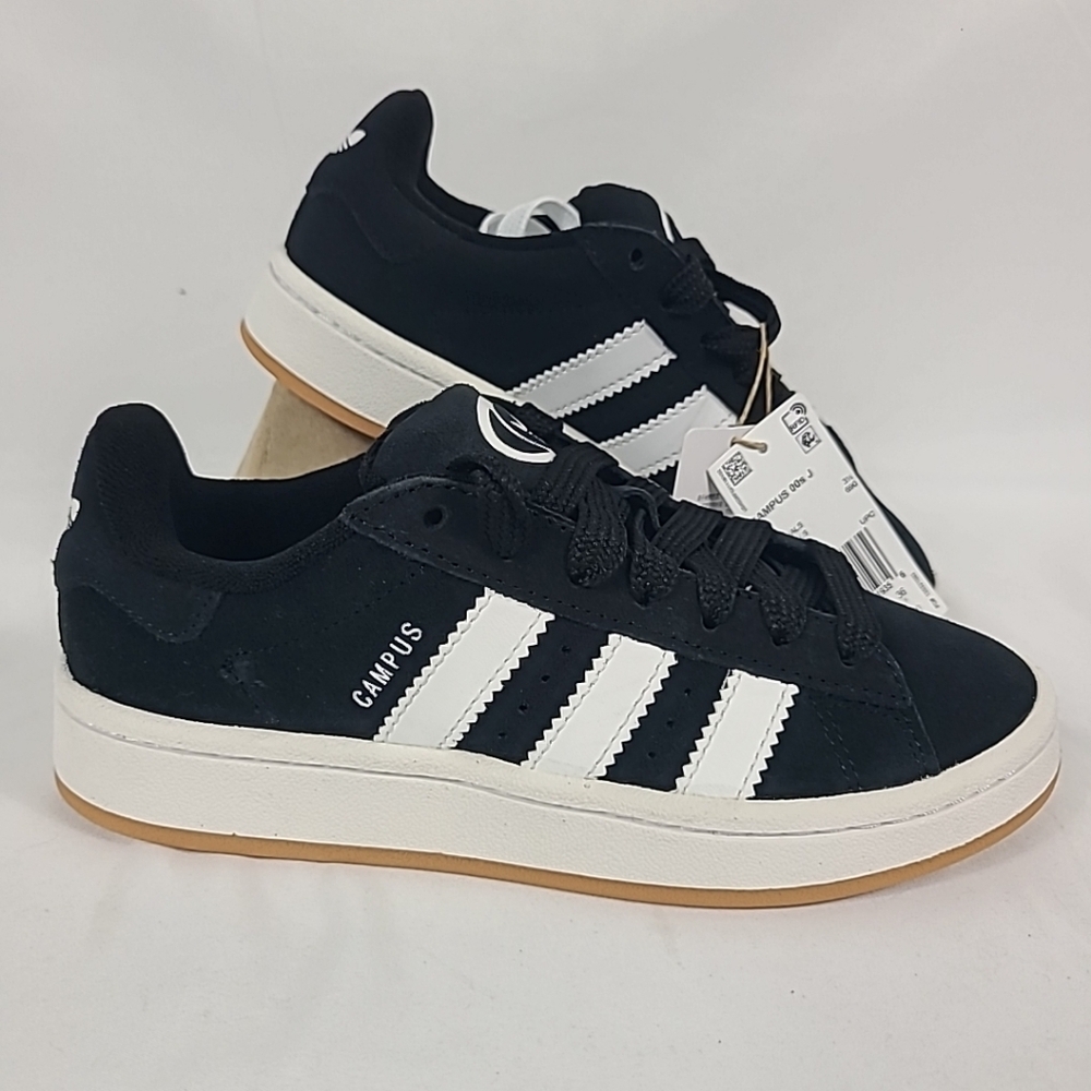 NEW Adidas Campus 00s Core Black Gum Kids/Juniors Sneakers HQ6638 Sz 4